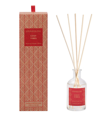 Seasonal Cosy Vibes Scented Reed Diffuser, Stoneglow