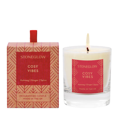 Seasonal Cosy Vibes Scented Candle, Stoneglow