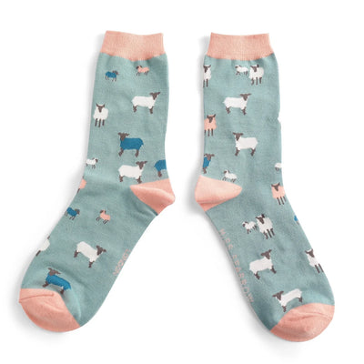 Sheep Family Socks Duck Egg Socks